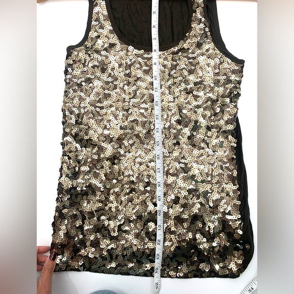 Michael Kors Women's Sequin Tank Top Size XS - Picture 5 of 6